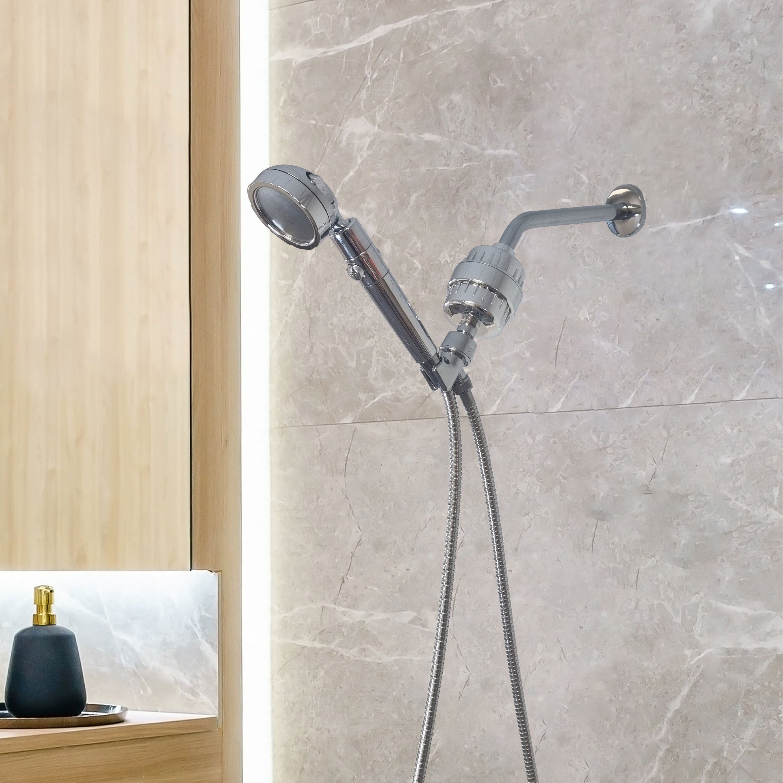 Mineralstream duo sprchová hlavička sprchová hlavička kompletní sprcha sada