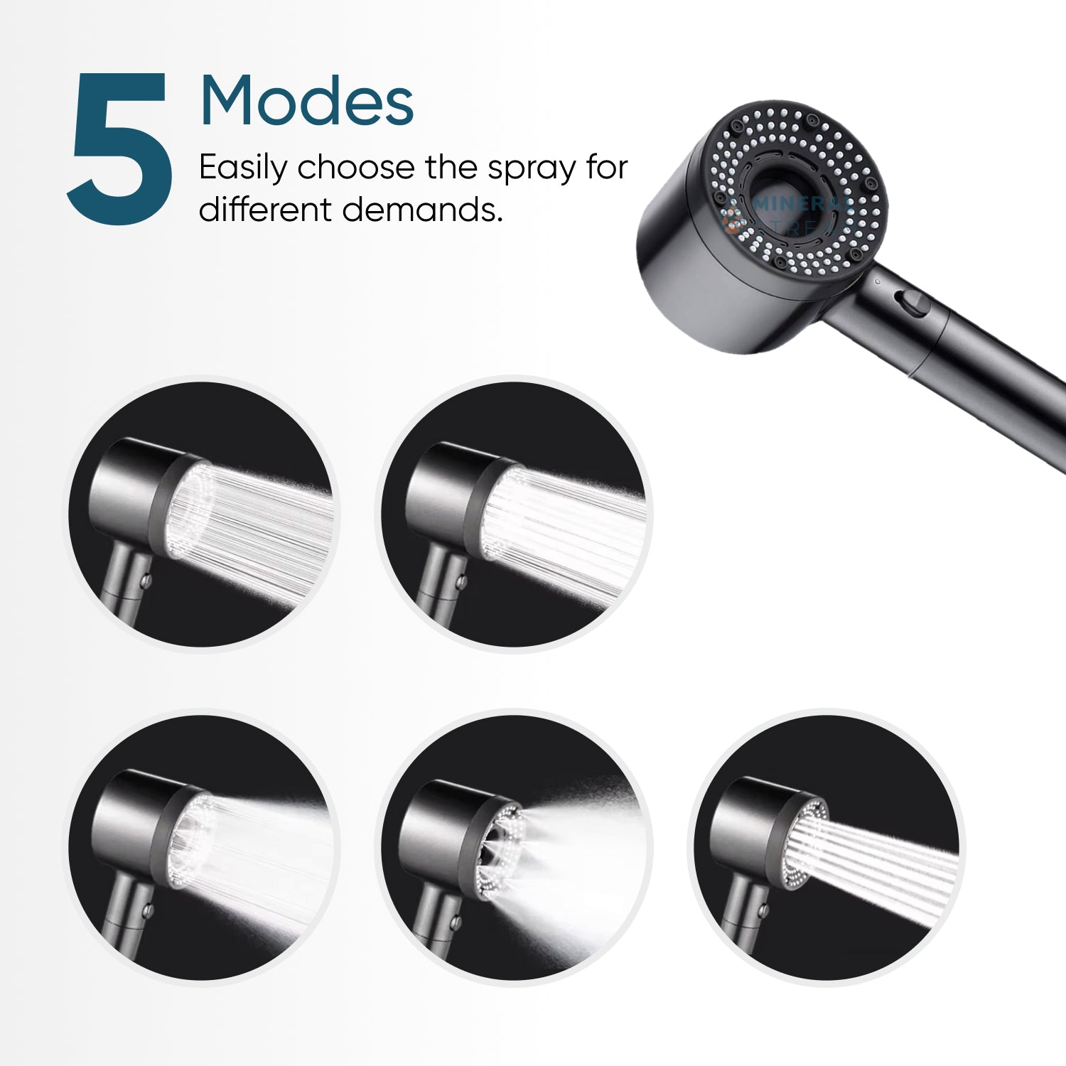 Hey-Pure Filtered Shower Head