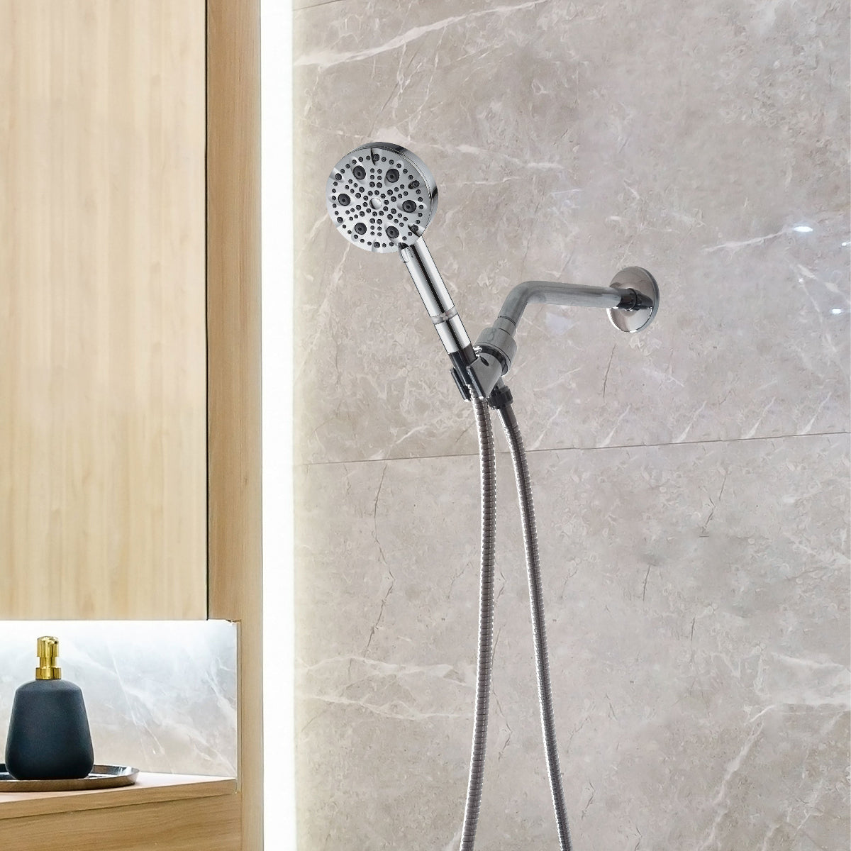 MineralStream Luxe 9 Mode High -Plakové sprchové hlavici (filtrované)