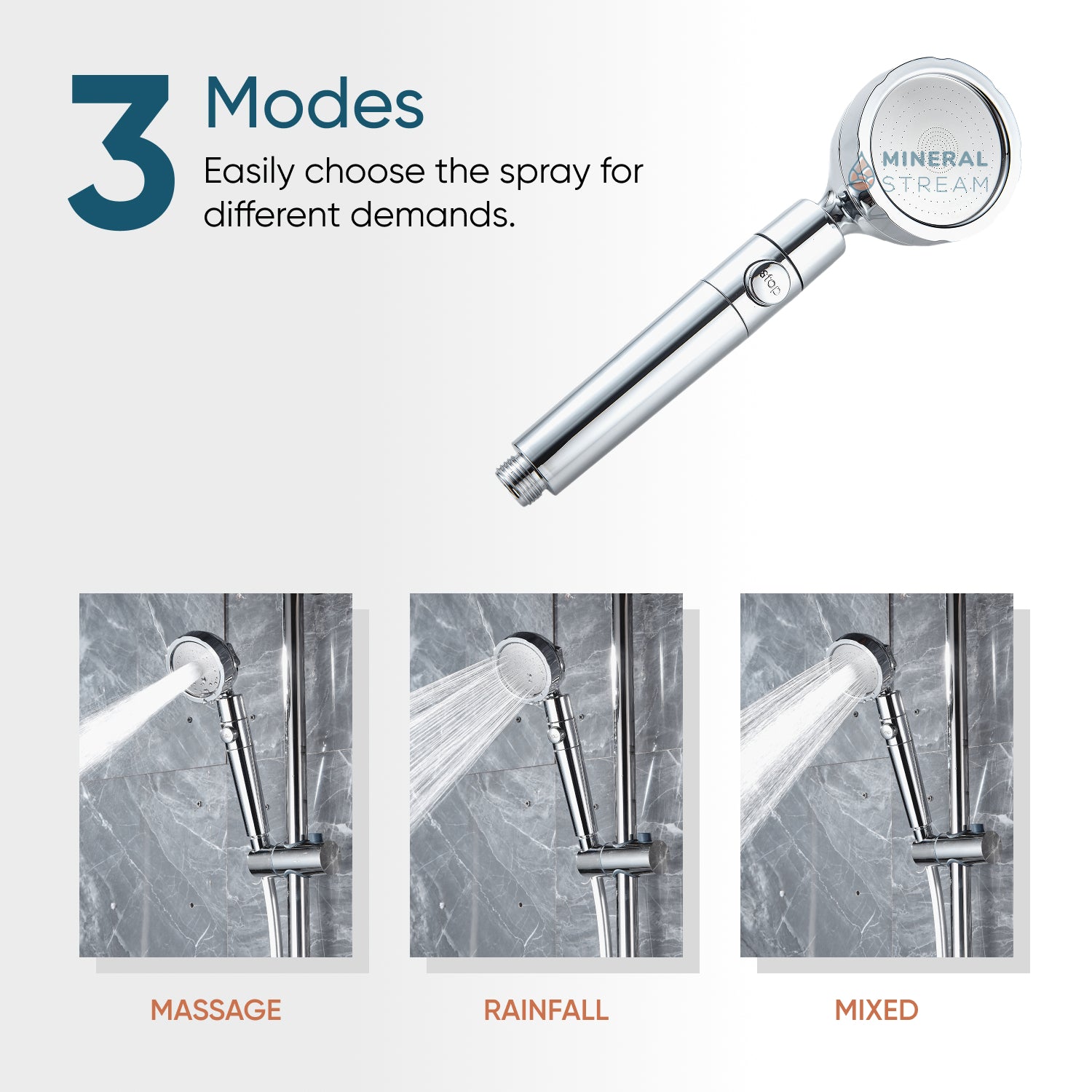 MineralStream™ Duo Shower Head