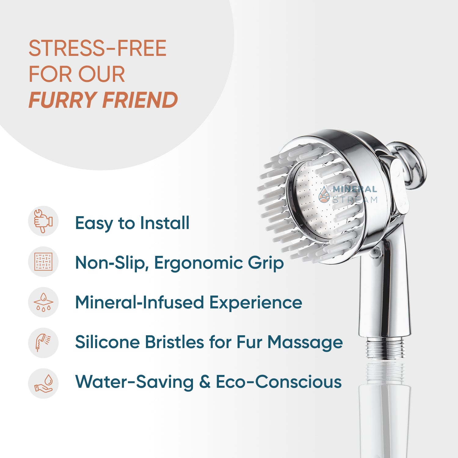 Dog Spa sprchová hlavička Kompletní sprcha sada