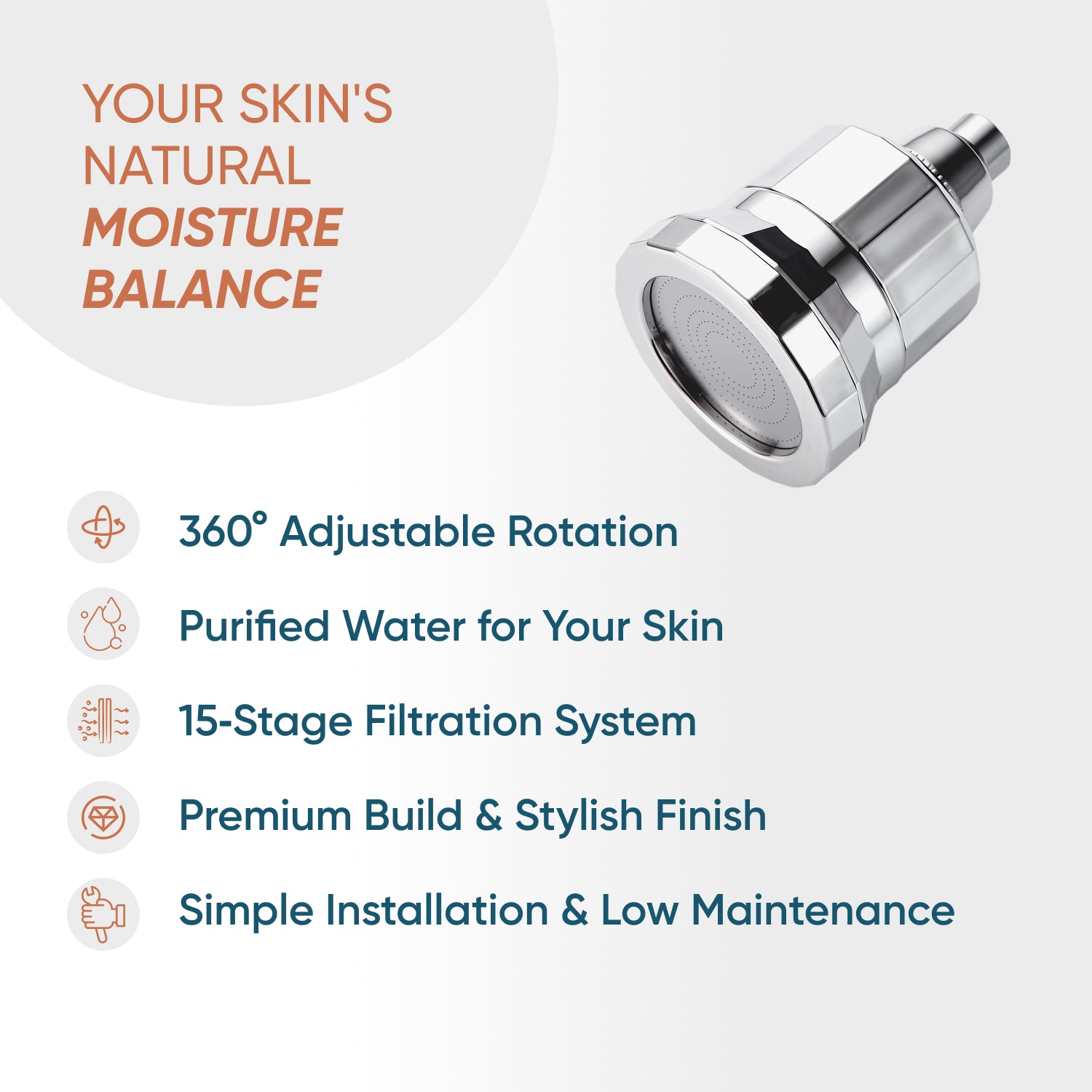 Skinpro - nejpokročilejší filtrovaná sprchová hlavička