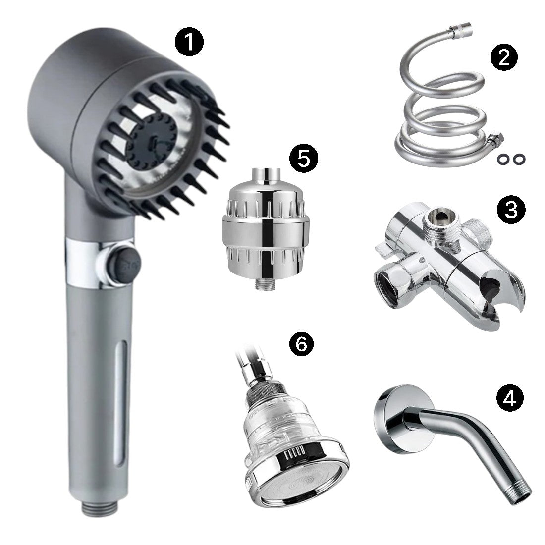 Mineralstream masáž filtrovaná sprchová hlava