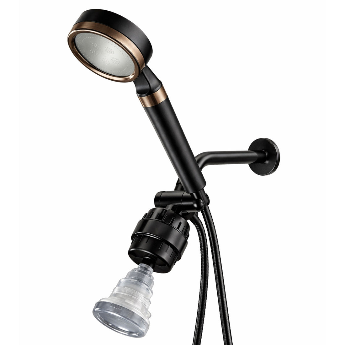 Mineralstream ™ Black - Vitamin C Dual Shower System