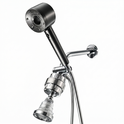 Hej čistě filtrovanou sprchovou hlavu