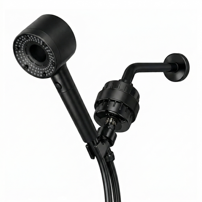 Hej čistě filtrovanou sprchovou hlavu