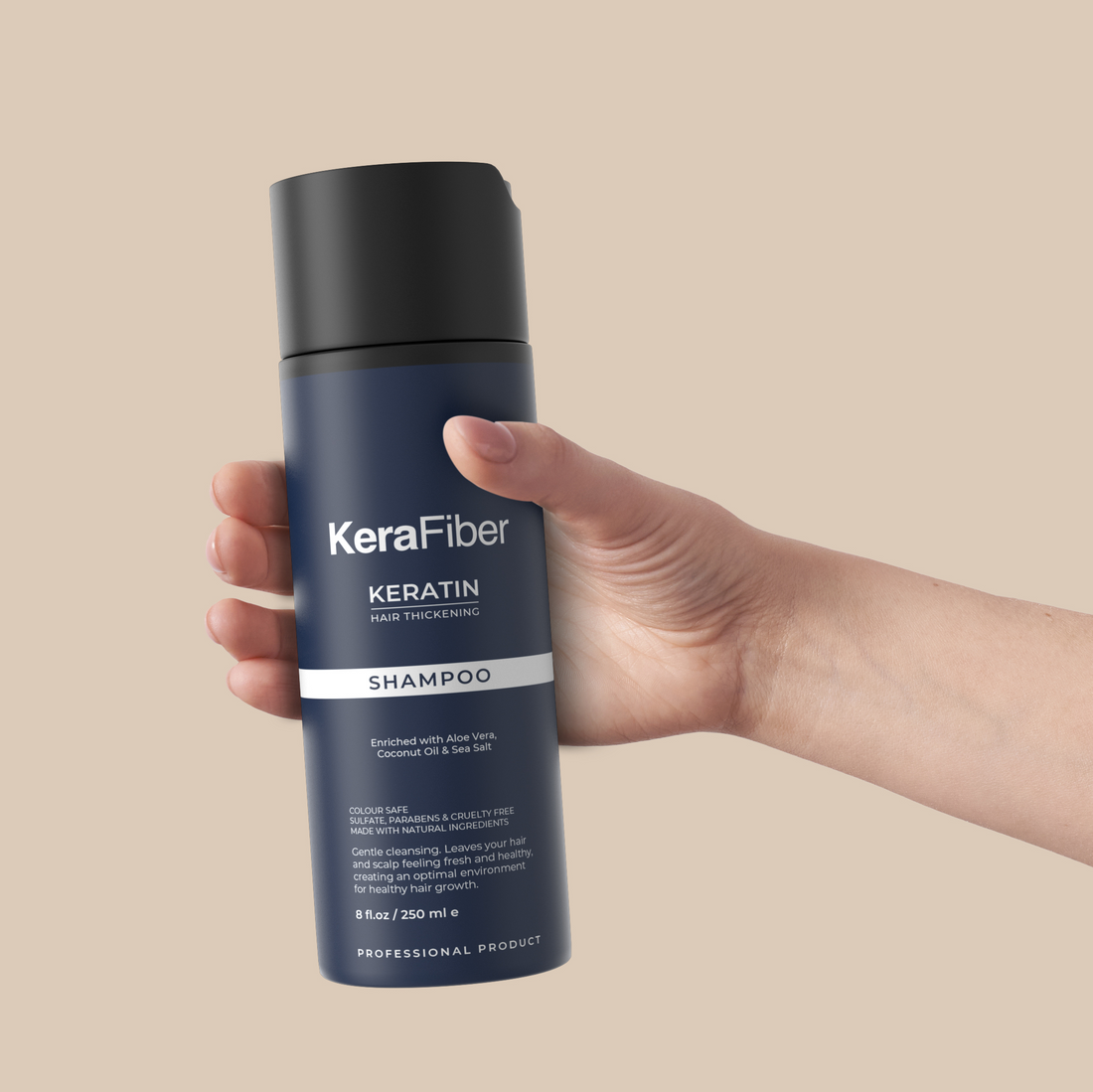 Keratinový šampon na tvrdou vodu