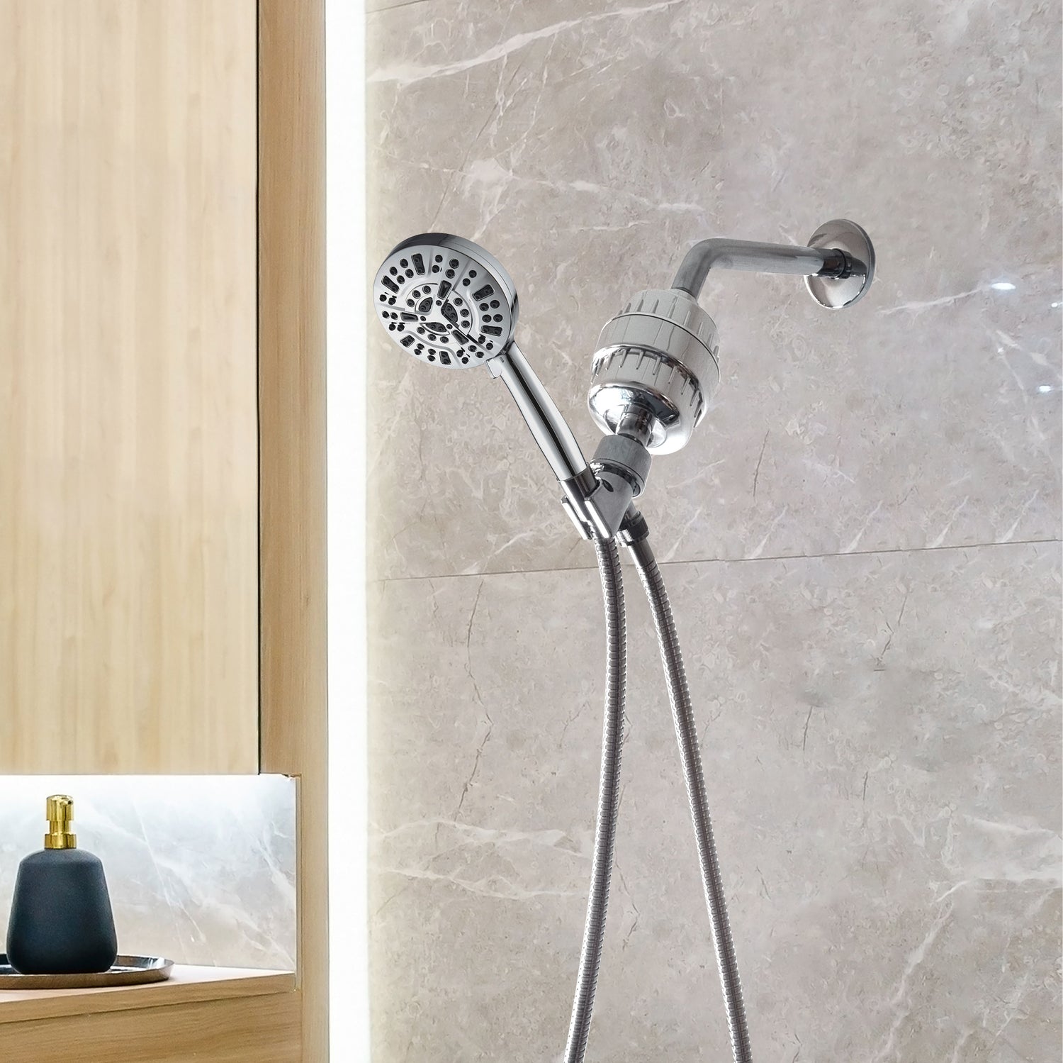 MineralStream Luxe 10 režim vysokotlaká sprchová hlava (filtrovaná)