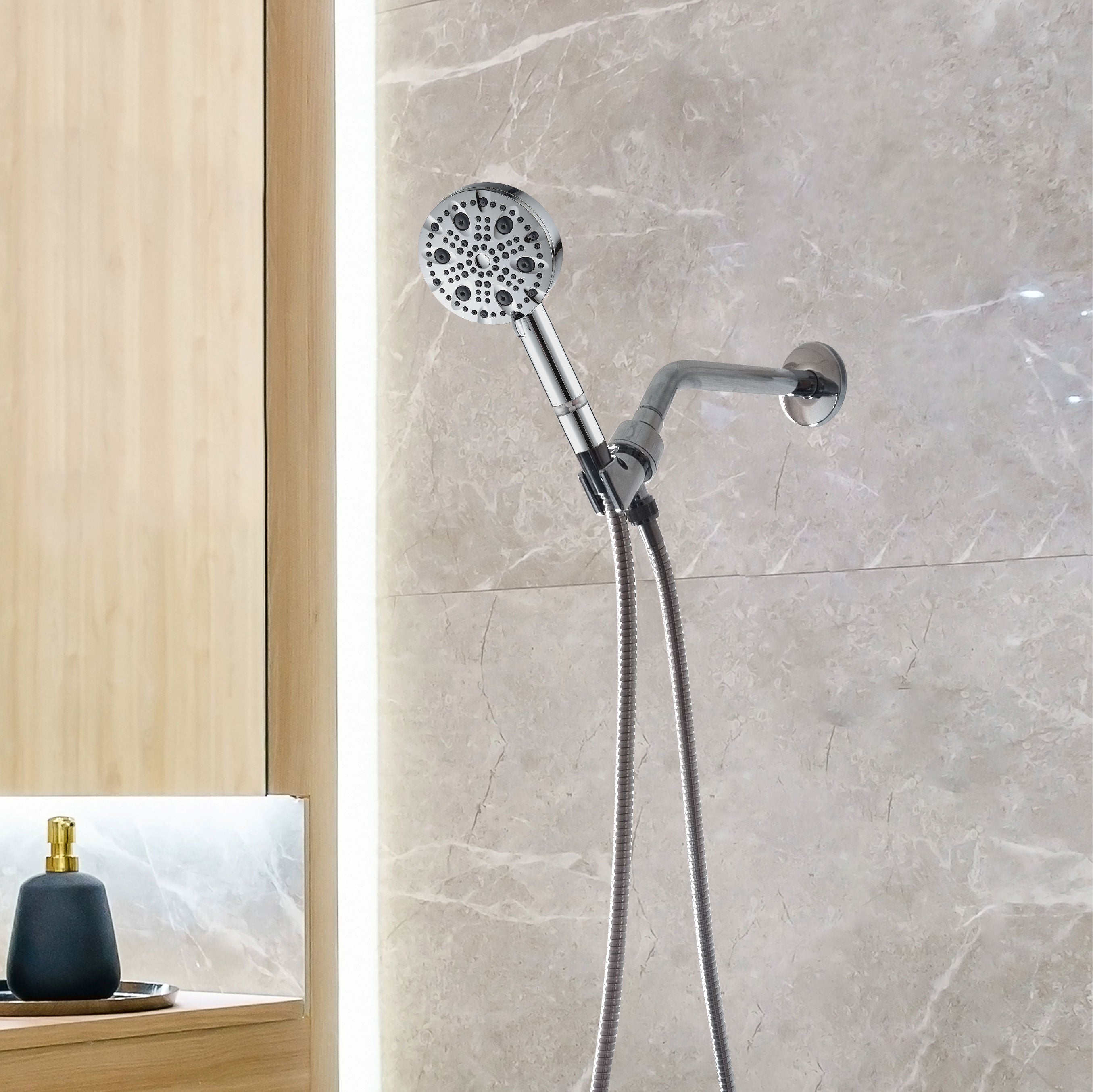 MineralStream Luxe 9 Mode High -Plakové sprchové hlavici (filtrované)