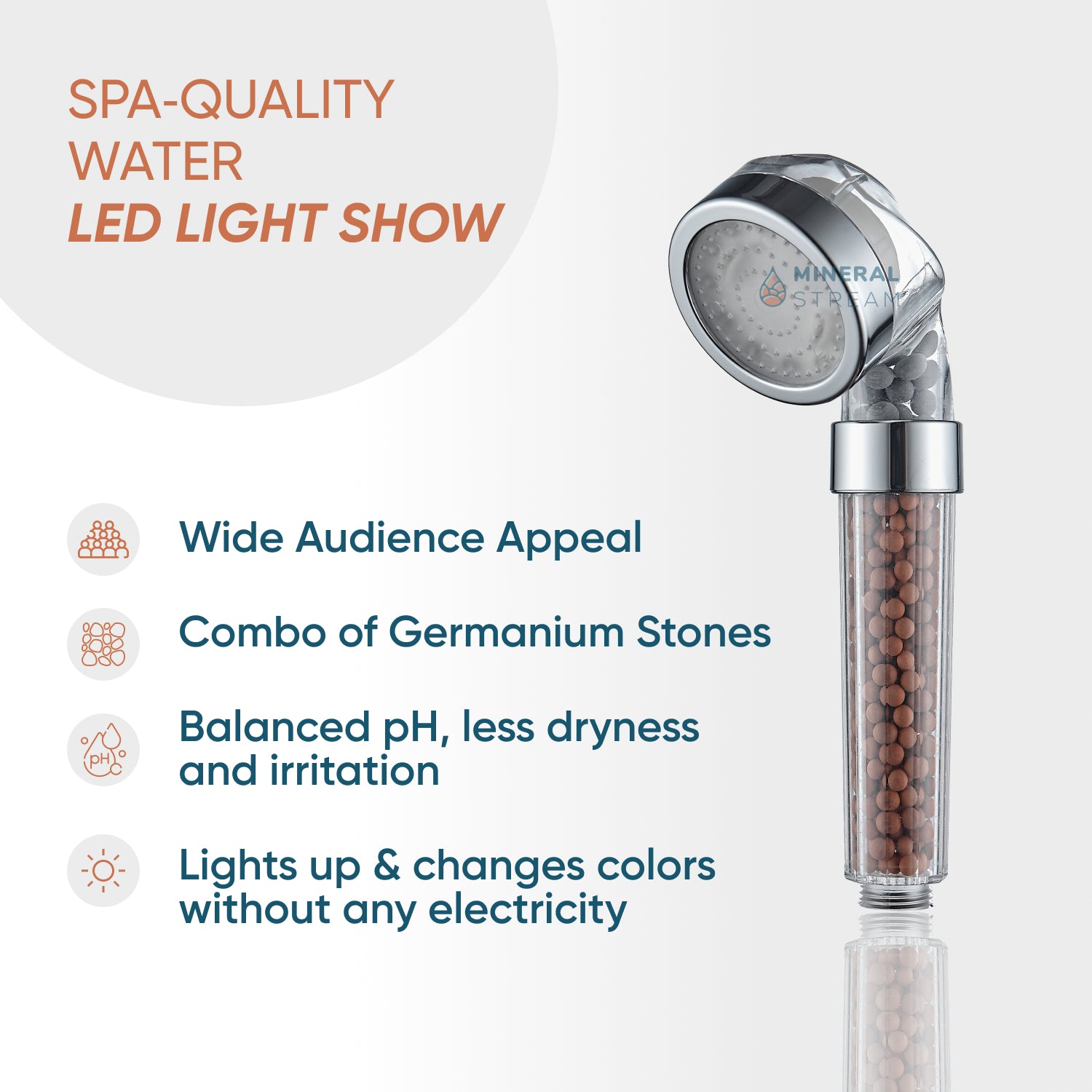 LED iontová sprcha sprcha Essentials Kit